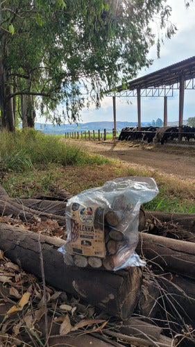 Lenha De Eucalipto Ecológica 5kg Para Lareira E Churrasco